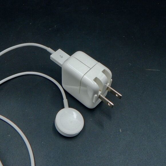 Apple Watch Magnetic Charger USB-A Cable 10W USB AC Power Adapter - Picture 2 of 6